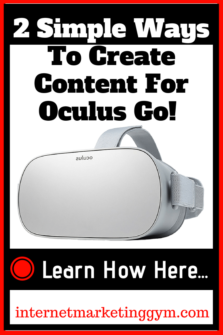Oculus go VR content