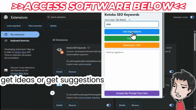Kotoba SEO Keywords Tool